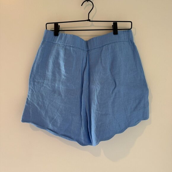 Abercrombie + Fitch Linen Short Set | Size Large / 31| Light Blue - Picture 6 of 7